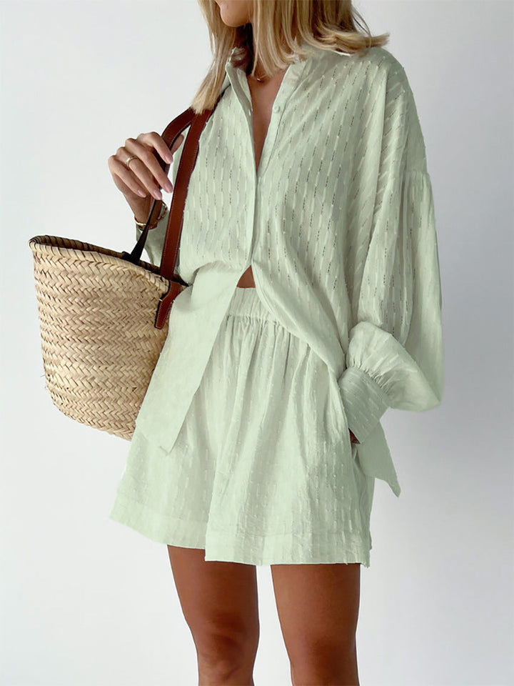 Maddalena | Completo leggero con blusa e pantaloncini