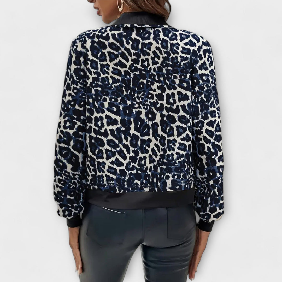 Alice | Elegante giacca leopardata