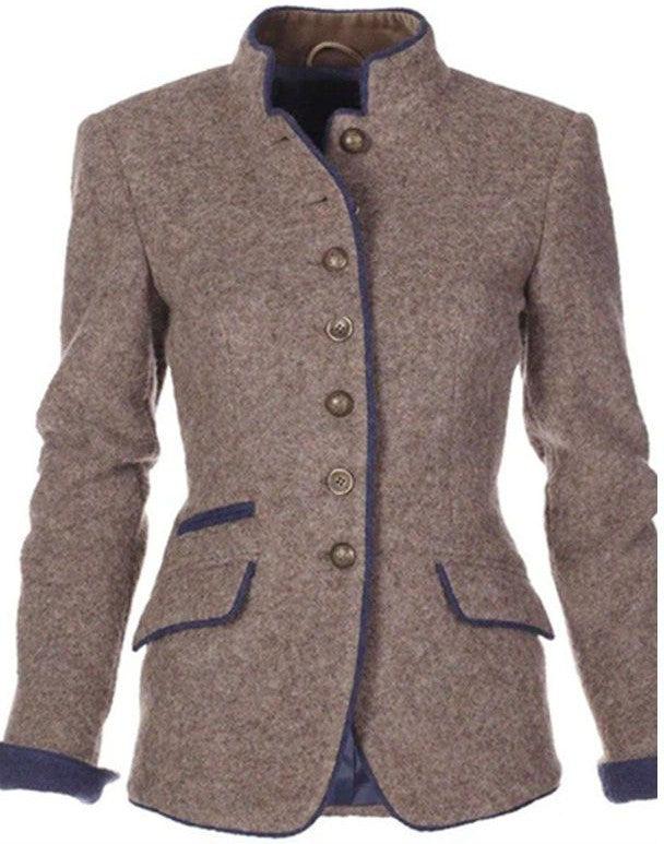 Adelina | Cardigan in maglia con collo alto