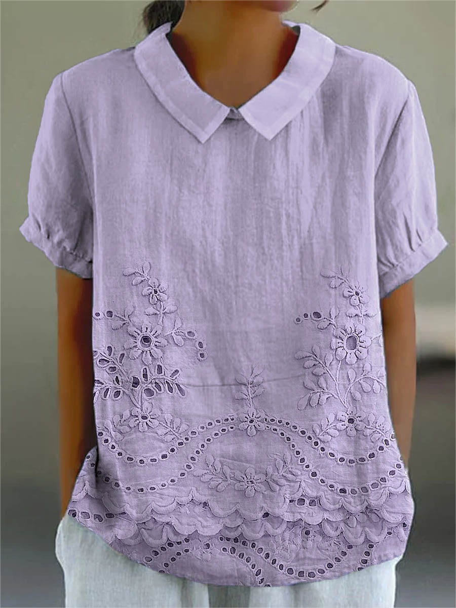 Tabita | Blusa con ricami floreali