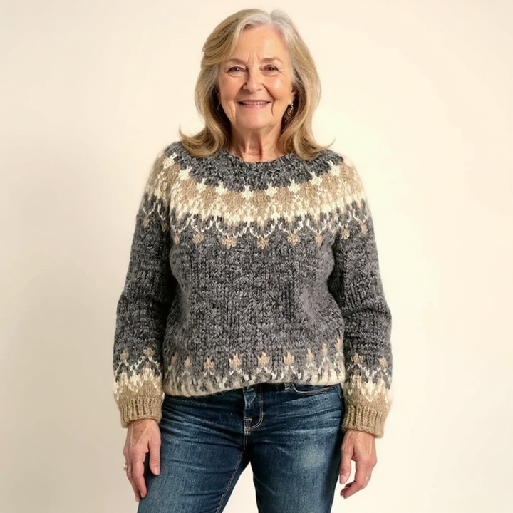 Angela | Maglione vintage in stile islandese