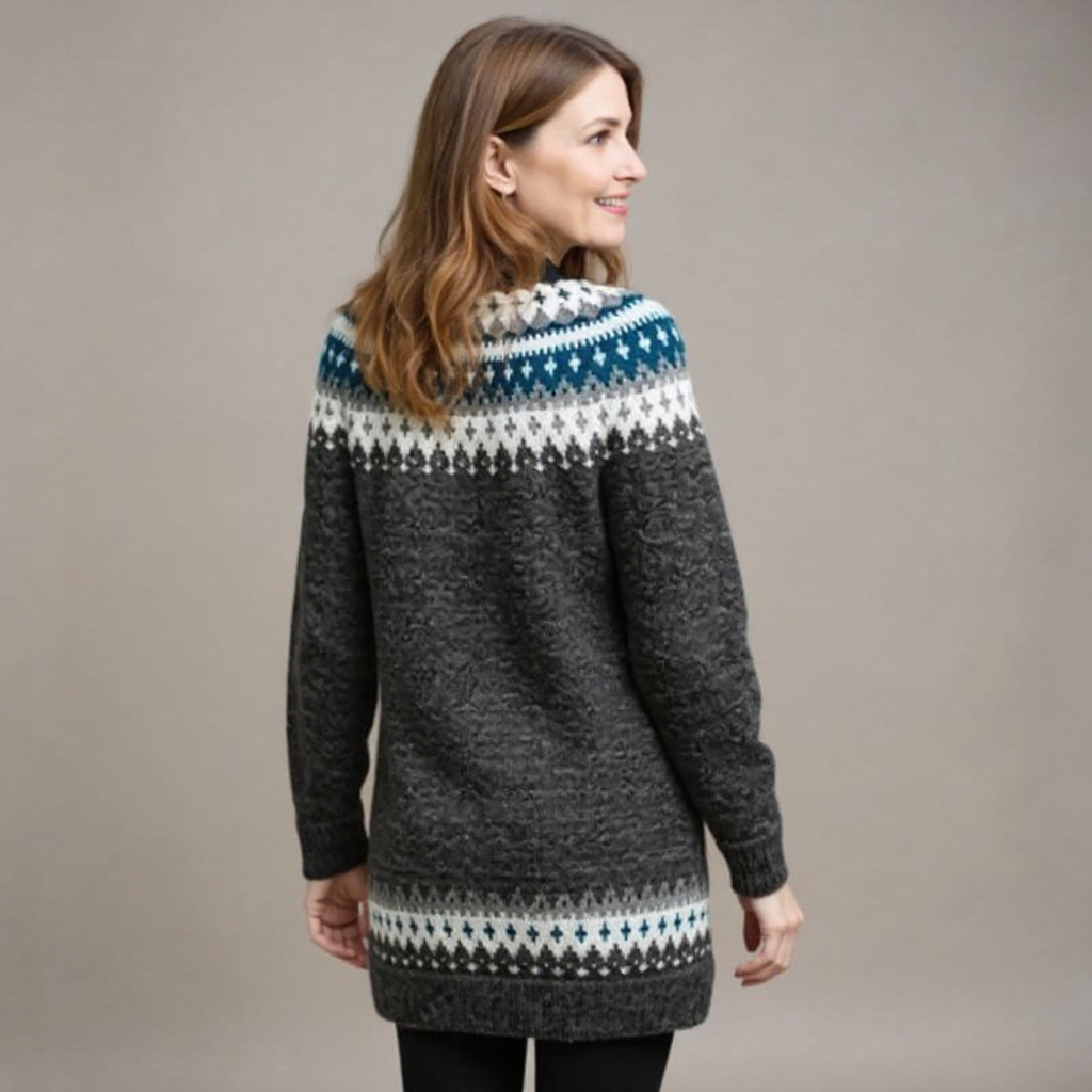 Aprilia | Maglione vintage in stile islandese