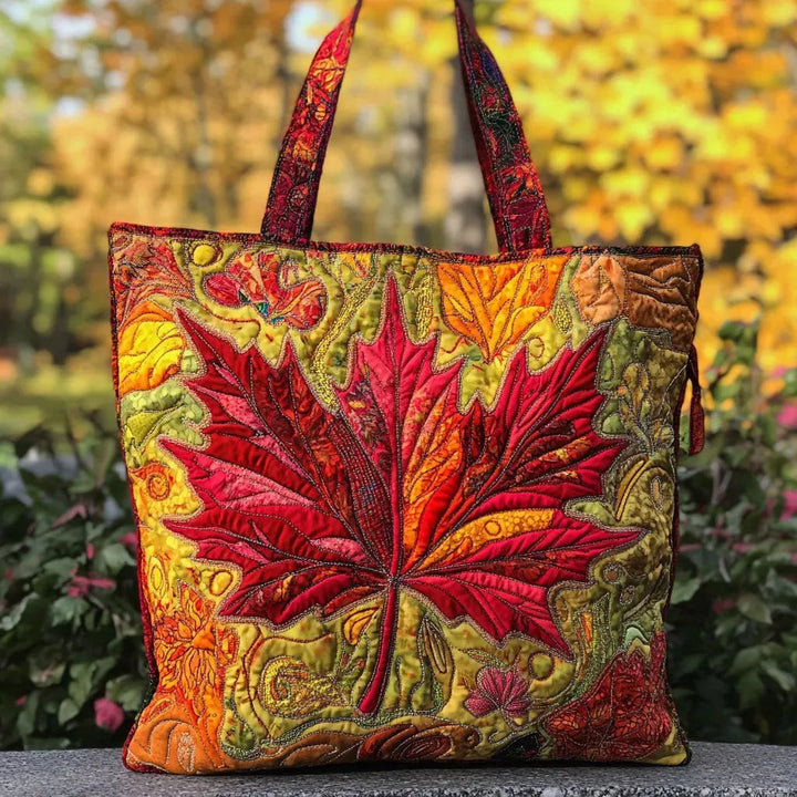 Vittoria | Borsa trapuntata con acero al tramonto