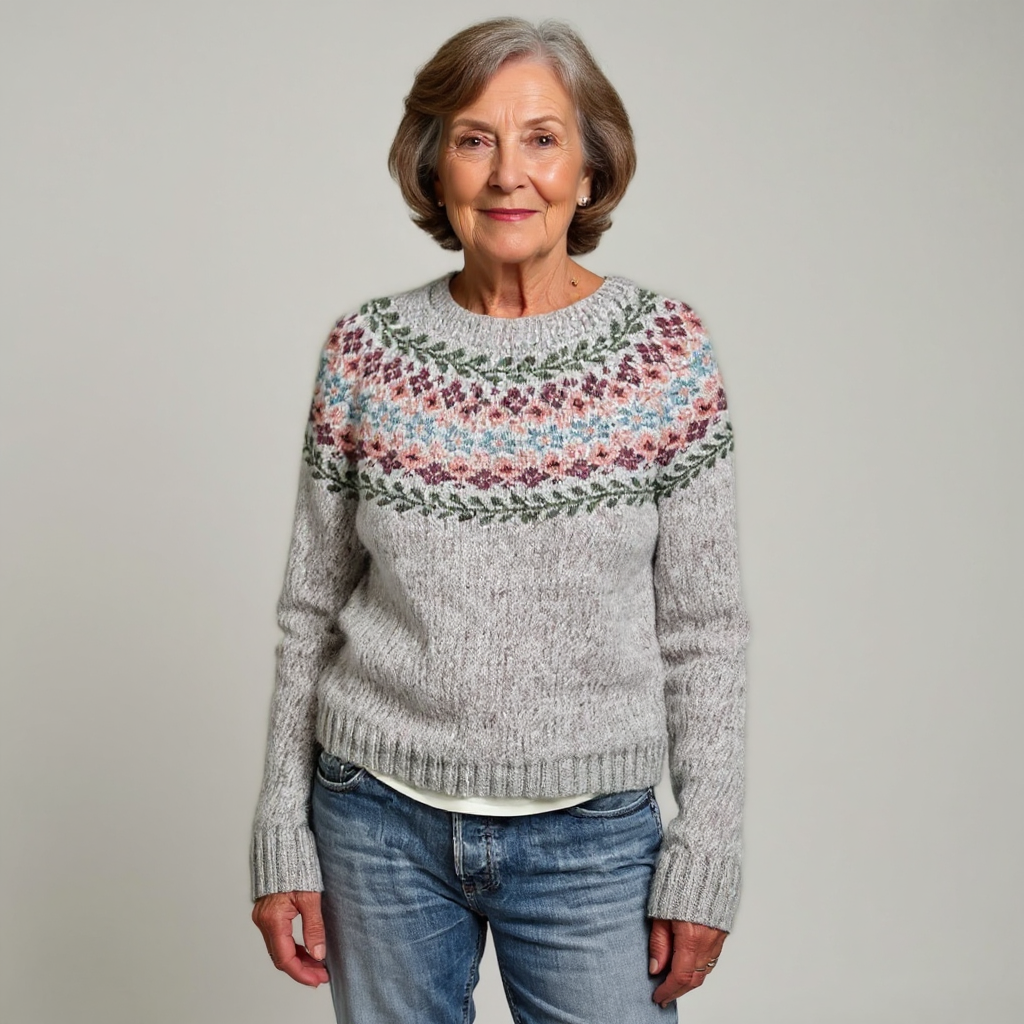Brigida | Maglione vintage in stile islandese