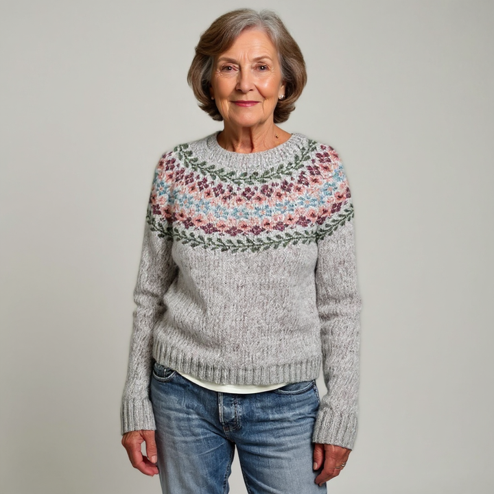 Brigida | Maglione vintage in stile islandese