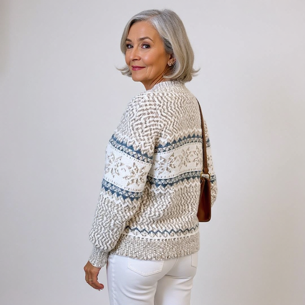 Carolina | Maglione vintage in stile islandese