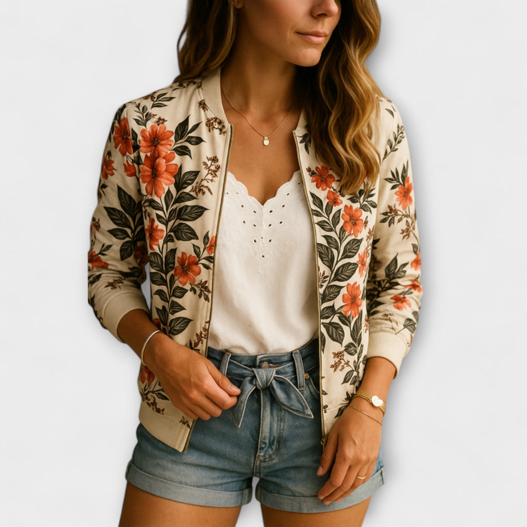 Alessandra | Bomber floreale