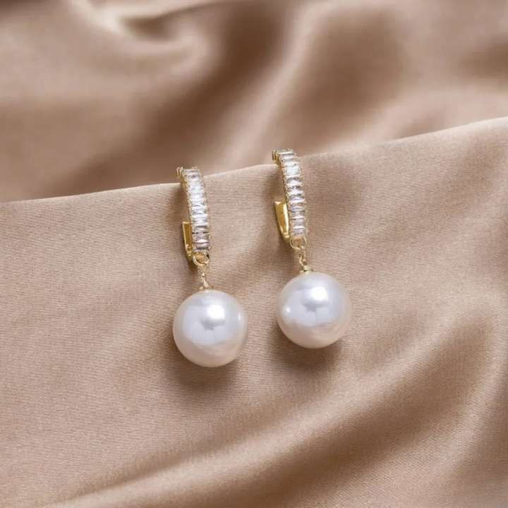 Brigida | Orecchini eleganti con dettagli di perle