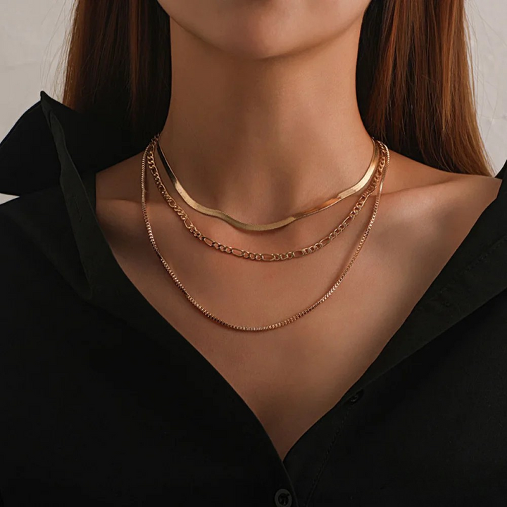 Alma | Collana vintage a strati in tre pezzi