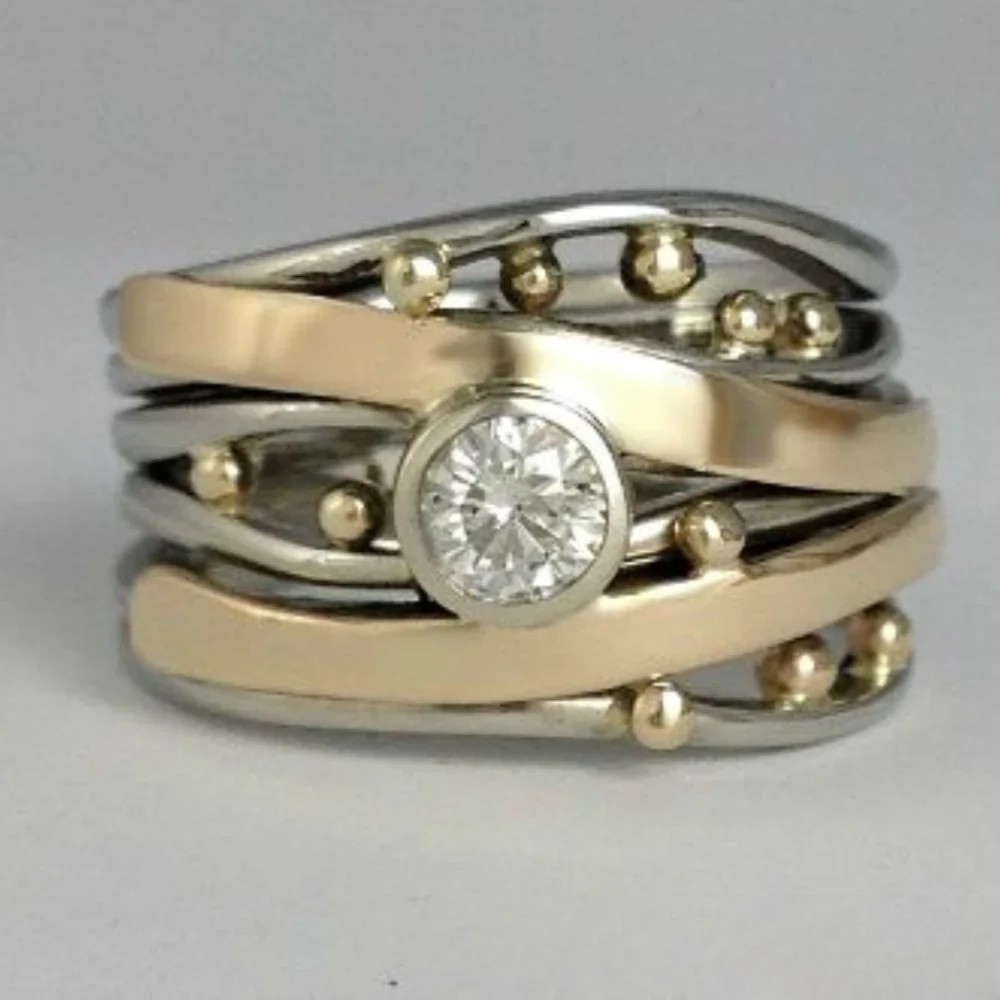 Gelsomina | Anello classico con pietra brillante
