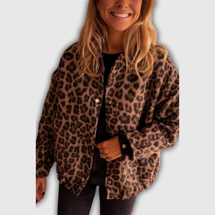Violetta | Giacca-camicia leopardata