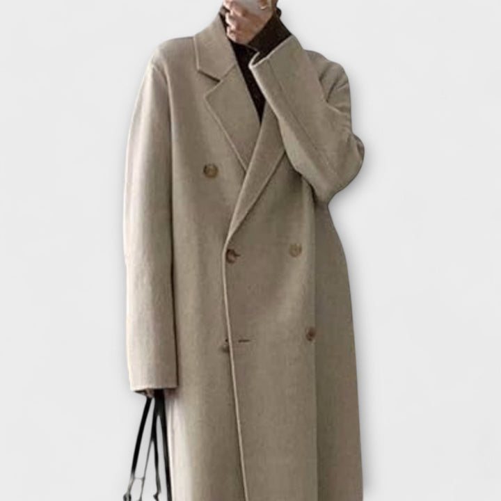 Aurora | Cappotto lungo con cintura