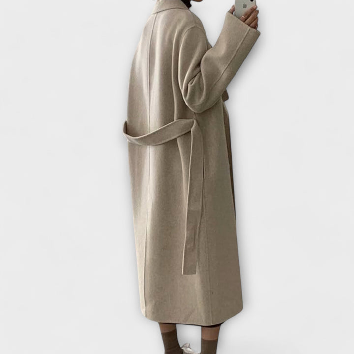 Aurora | Cappotto lungo con cintura