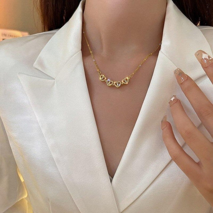 Amelia | Collana con quadrifoglio