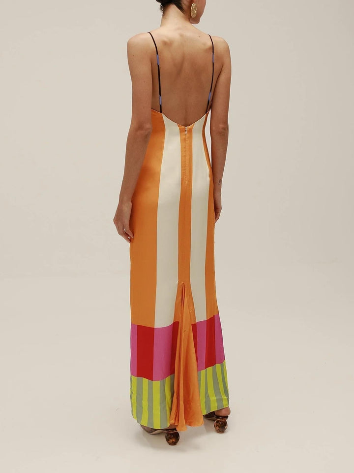 Maria | Abito colorato a righe
