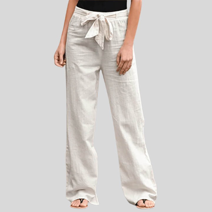 Ida | Pantaloni rilassati da donna con coulisse e vita elasticizzata