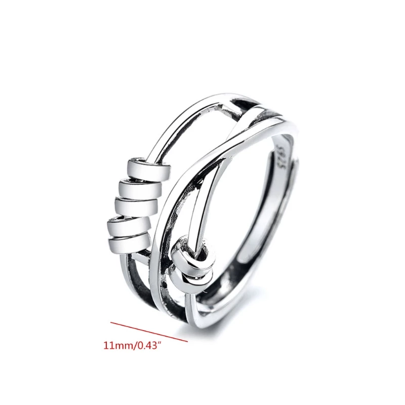 Amalia | Anello girevole antistress raffinato