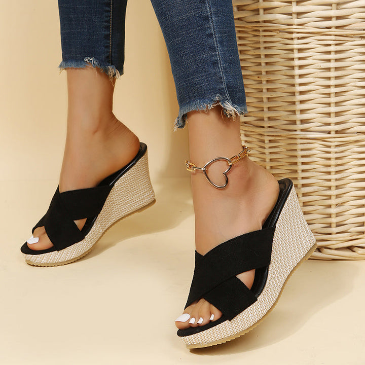 Anna Elena | Sandali casual con zeppa