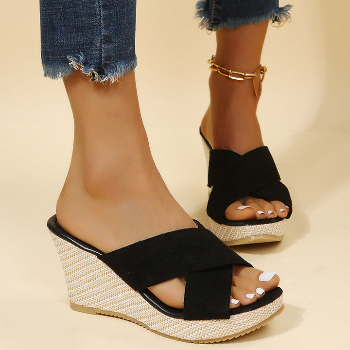 Anna Elena | Sandali casual con zeppa