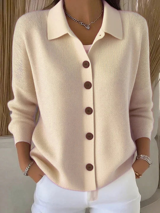 Miranda | Cardigan con Collo e Bottoni