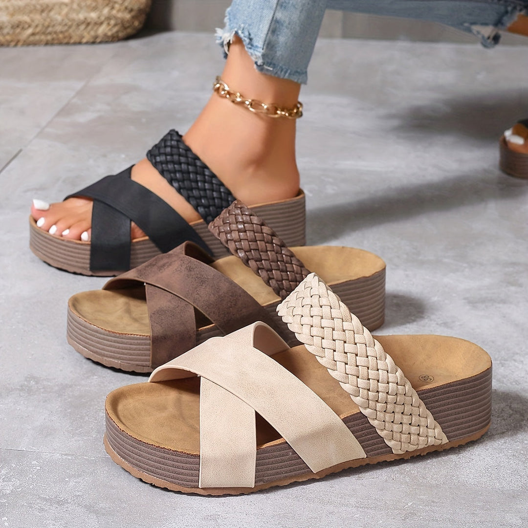 Elisabetta | Sandali eleganti intrecciati