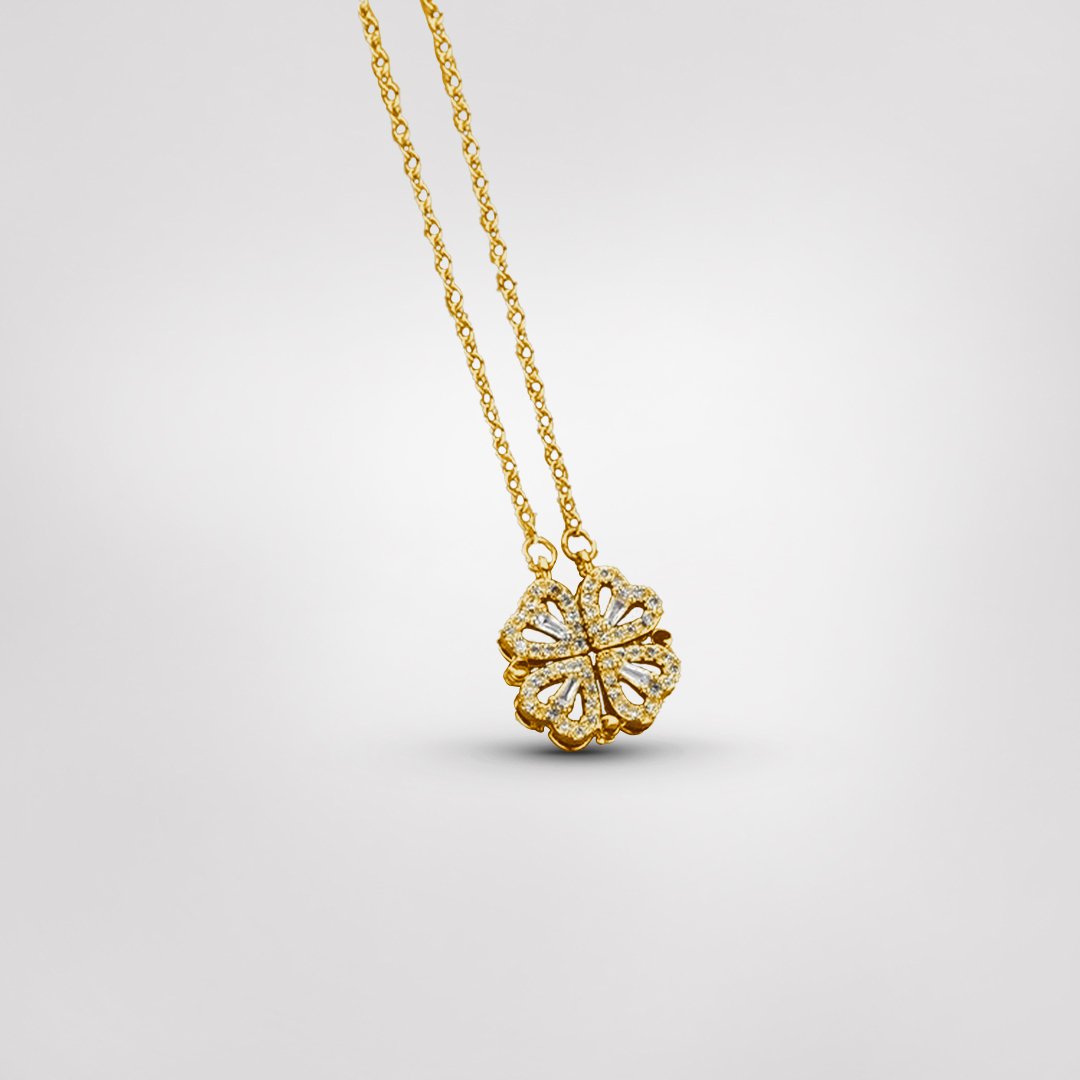 Amelia | Collana con quadrifoglio