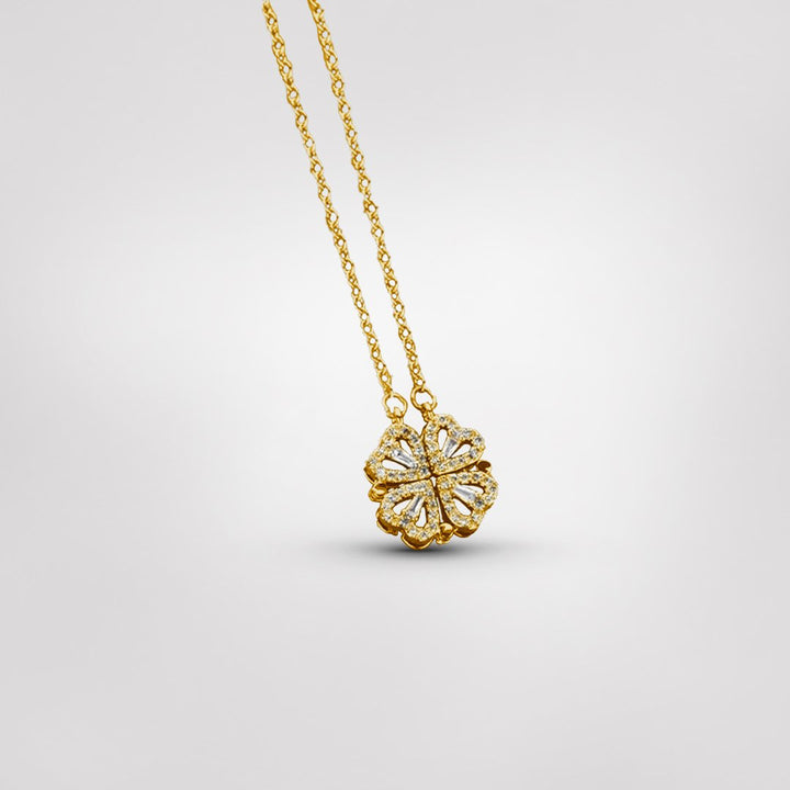 Amelia | Collana con quadrifoglio