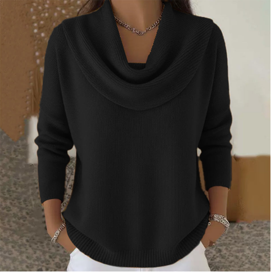 Mia | Maglione con collo a cascata