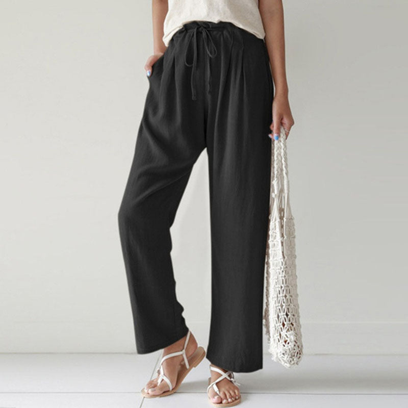 Greta | Pantaloni rilassati con coulisse