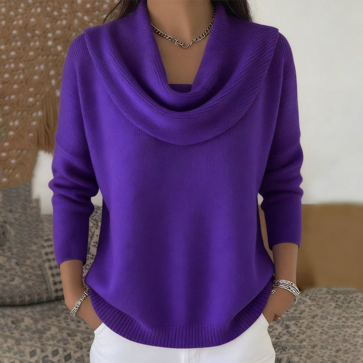 Mia | Maglione con collo a cascata