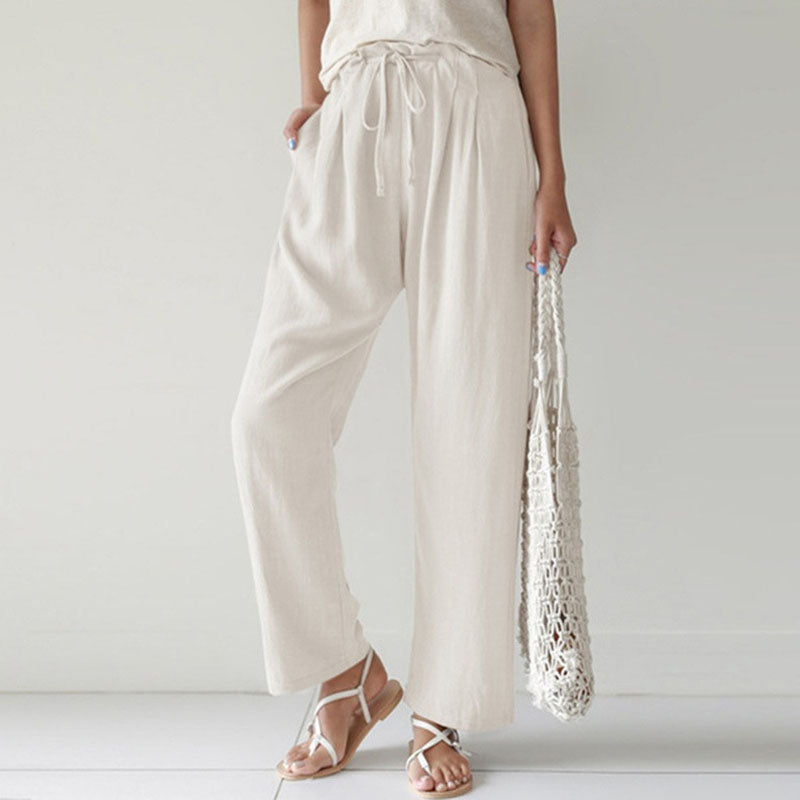 Greta | Pantaloni rilassati con coulisse