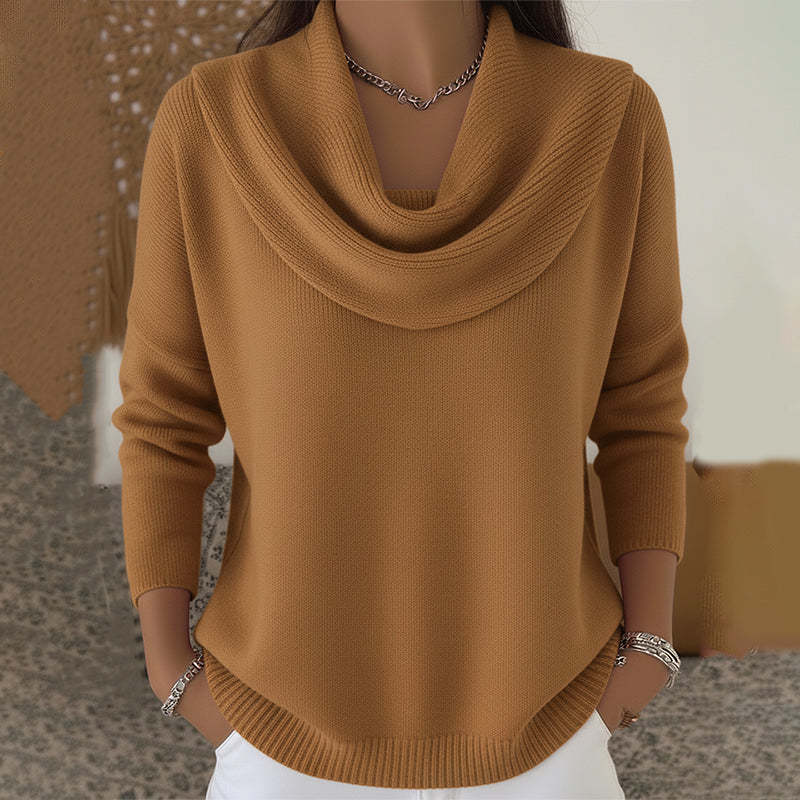 Mia | Maglione con collo a cascata