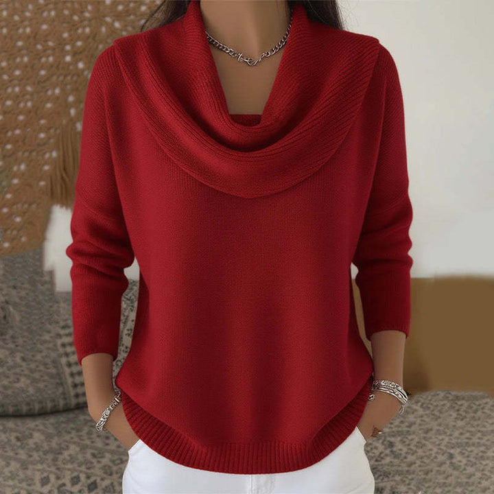 Mia | Maglione con collo a cascata