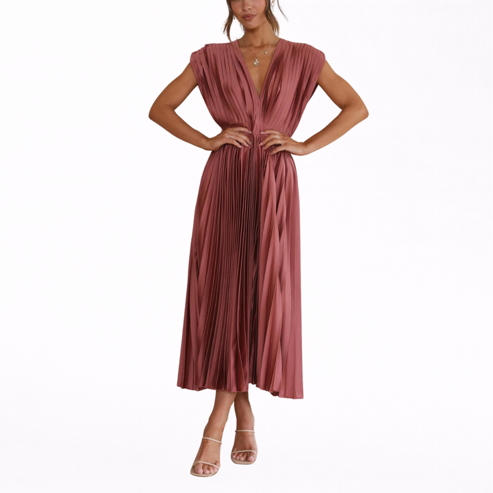 Giovanna | Abito plissé elegante