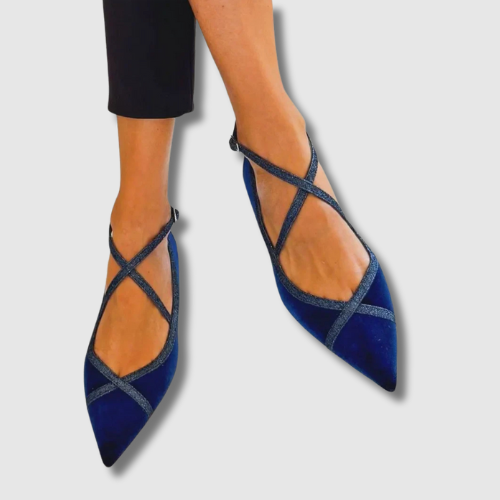 Penelope | Mocassini Chic Blu Marino
