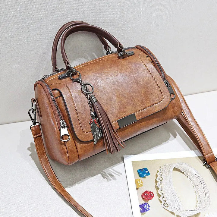 Rosa | Borsa in pelle lavorata