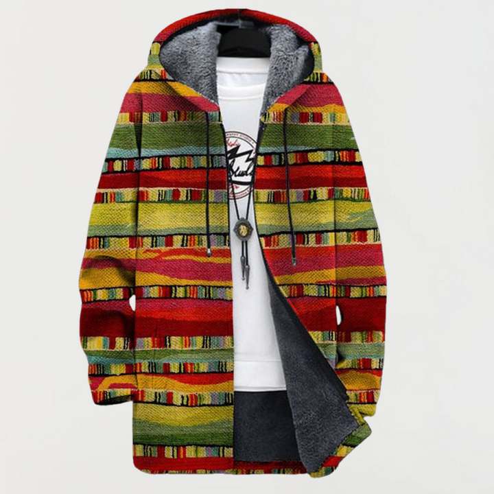 Lina | Cardigan a righe etniche