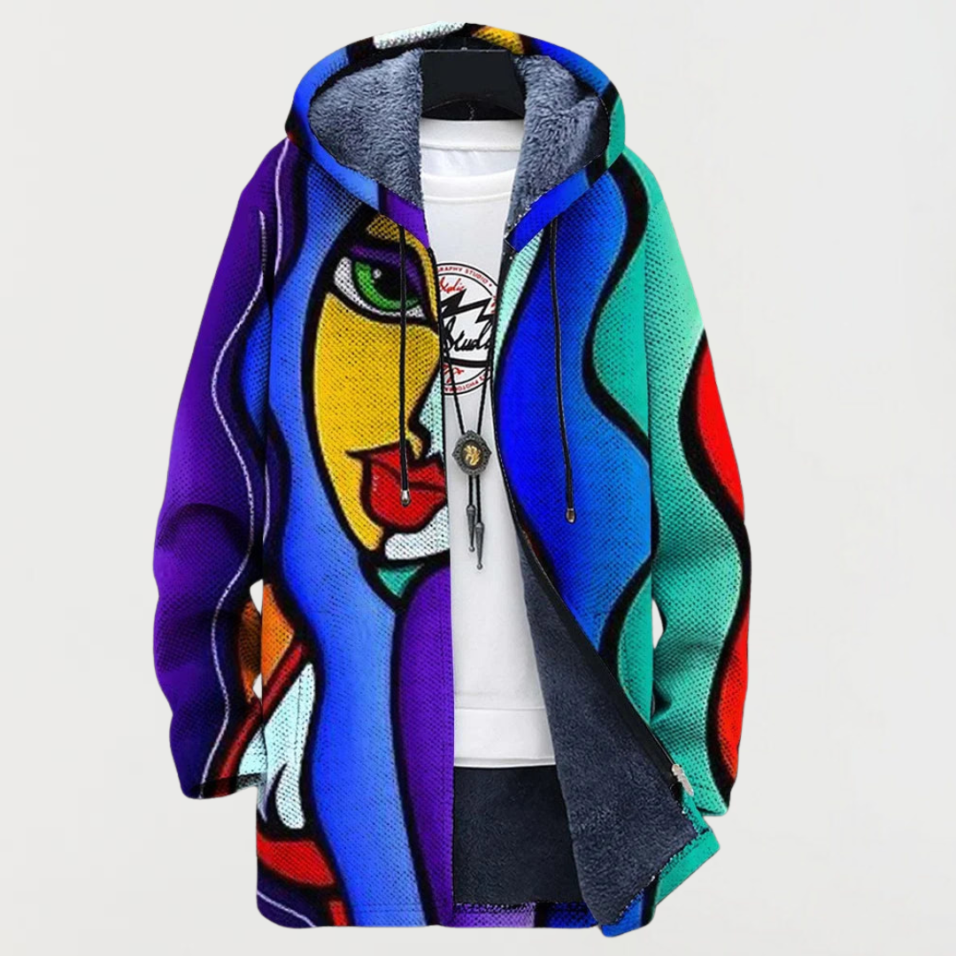 Elisa | Giacca con grafica multicolore