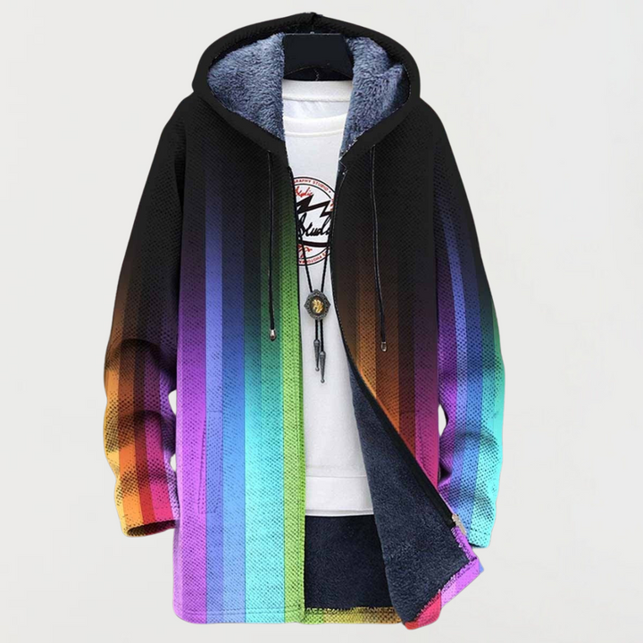 Elena | Giacca con sfumature arcobaleno