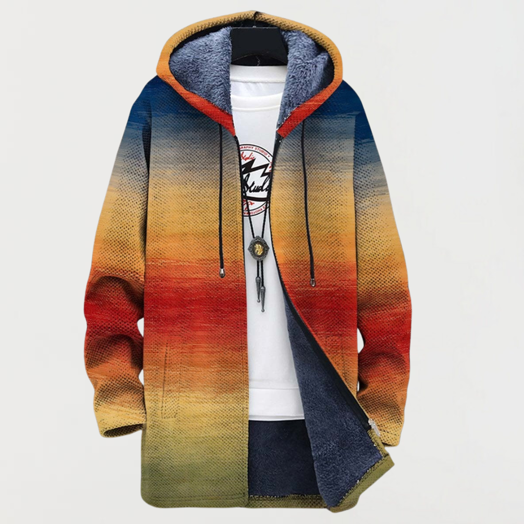 Paola | Cappotto con sfumature del tramonto
