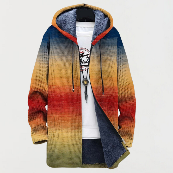 Paola | Cappotto con sfumature del tramonto