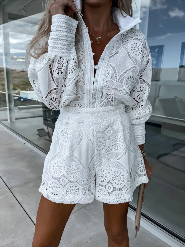 Giovanna | Completo elegante in pizzo