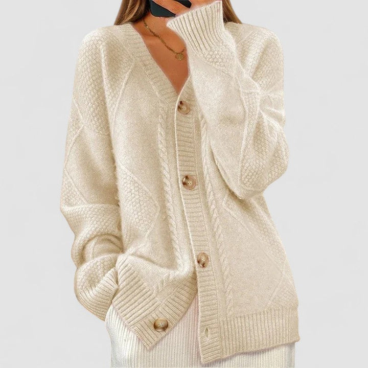 Amalia | Cardigan in maglia a coste