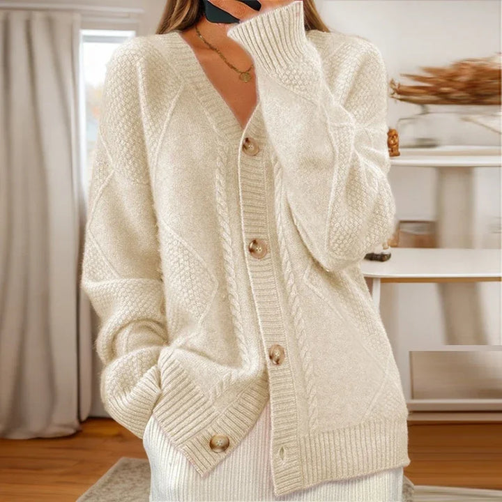 Amalia | Cardigan in maglia a coste