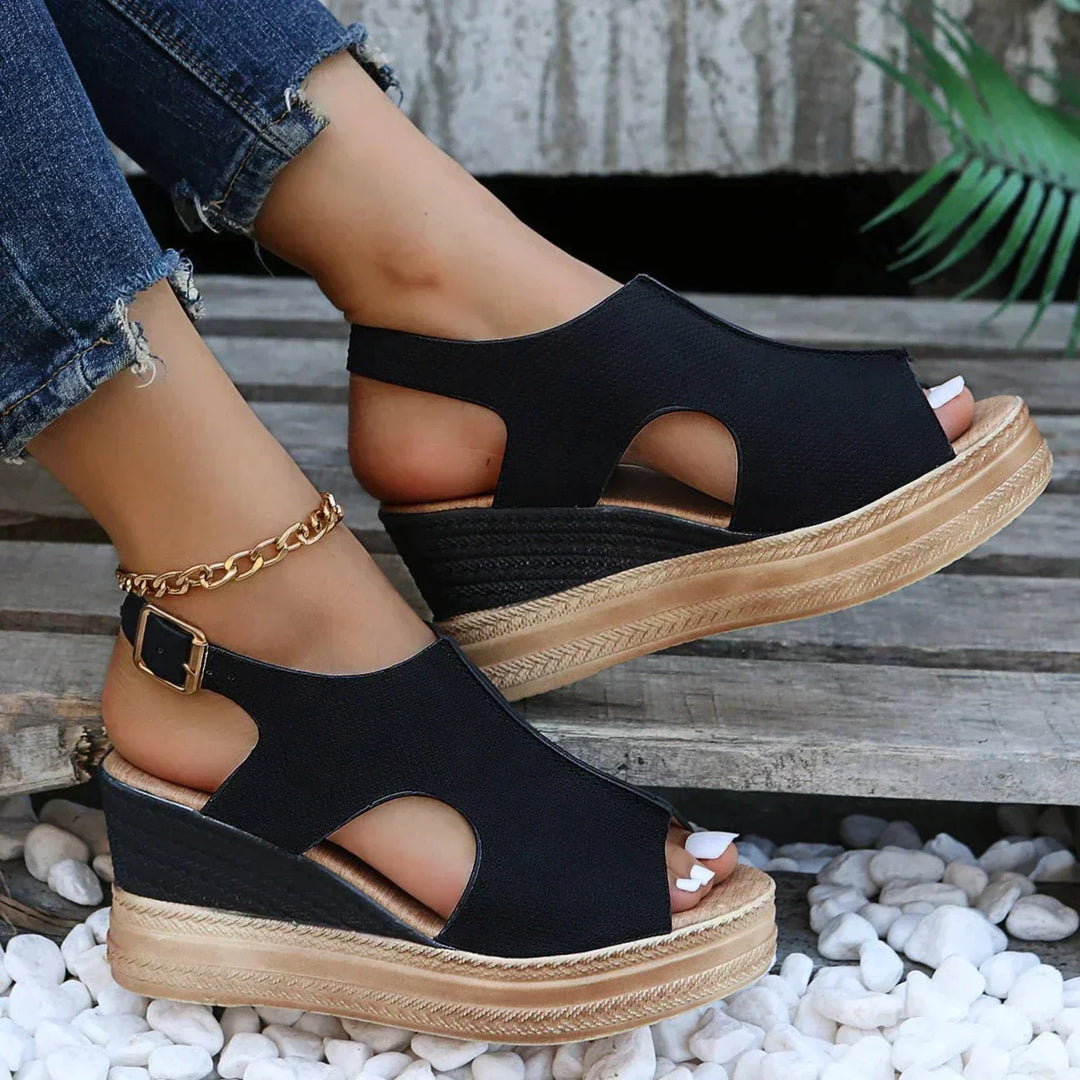 Anna Carolina | Sandali casual con zeppa