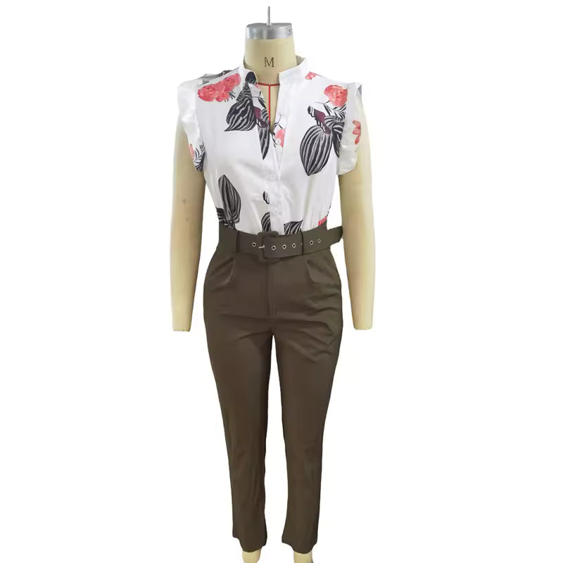 Maria | Completo elegante con maniche ad aletta