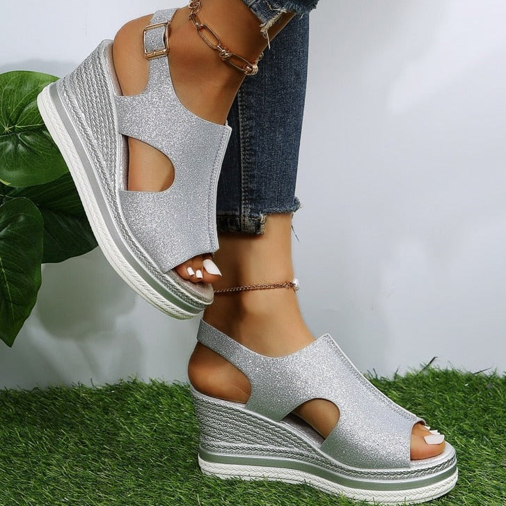Anna Carolina | Sandali casual con zeppa