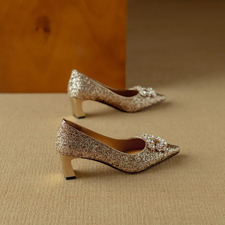 Virginia | Décolleté Glitter