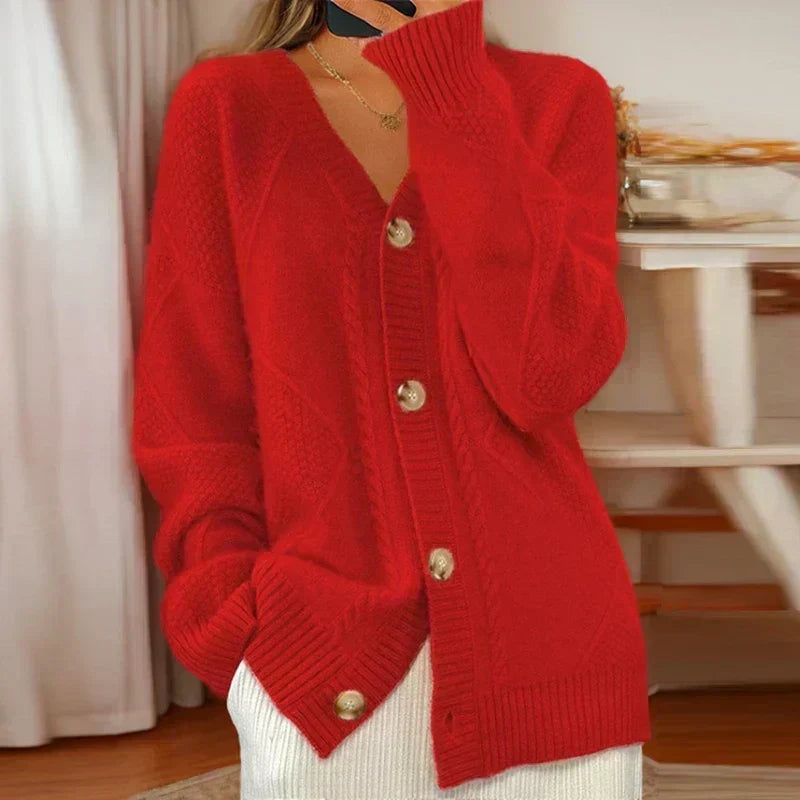 Amalia | Cardigan in maglia a coste