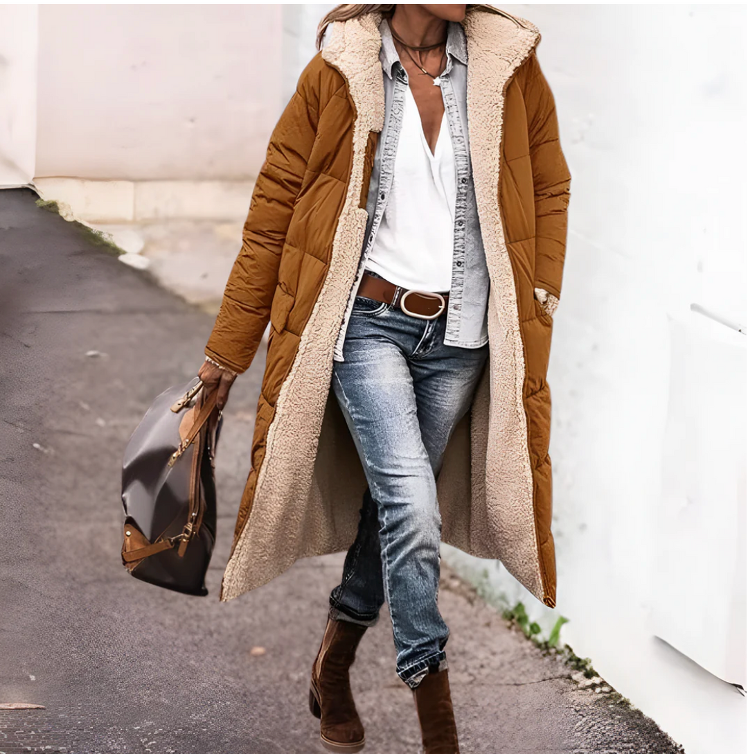 Sandra | Calda mantella reversibile
